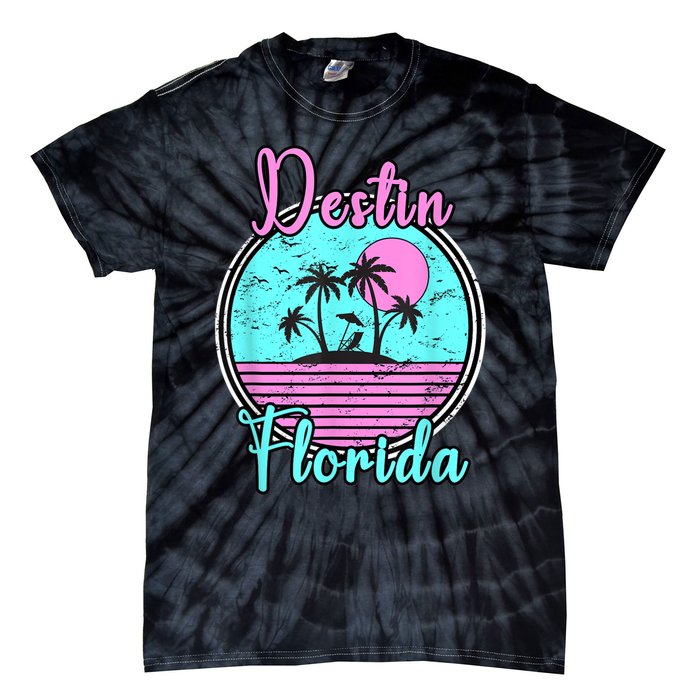 Destin Florida Fl Beach Travel Souvenir Gift. Tie-Dye T-Shirt