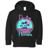 Destin Florida Fl Beach Travel Souvenir Gift. Toddler Hoodie