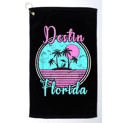 Destin Florida Fl Beach Travel Souvenir Gift. Golf Towel