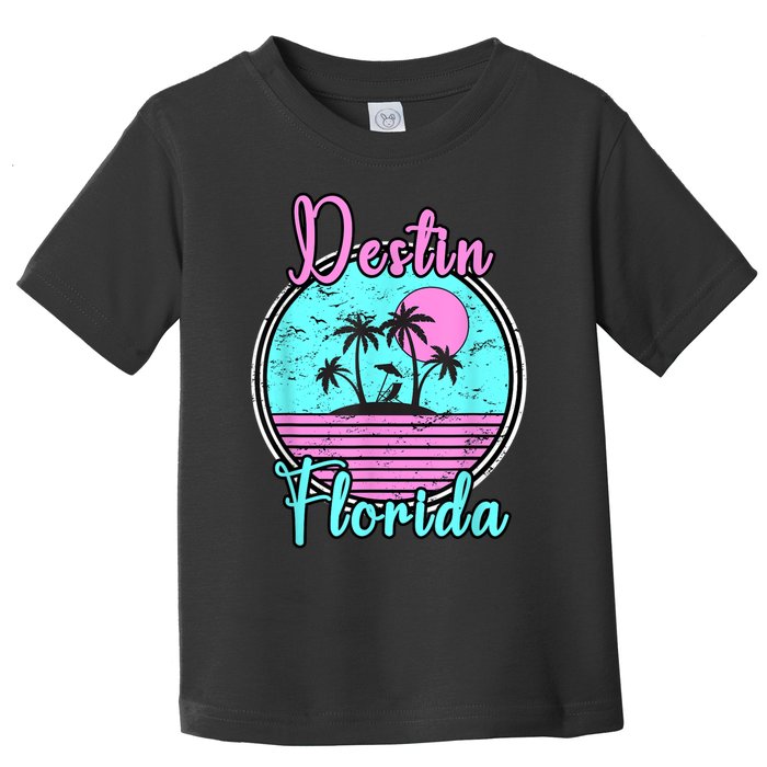 Destin Florida Fl Beach Travel Souvenir Gift. Toddler T-Shirt