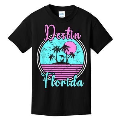 Destin Florida Fl Beach Travel Souvenir Gift. Kids T-Shirt