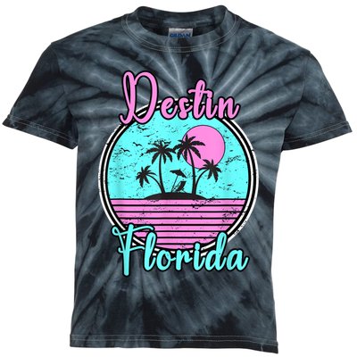 Destin Florida Fl Beach Travel Souvenir Gift. Kids Tie-Dye T-Shirt