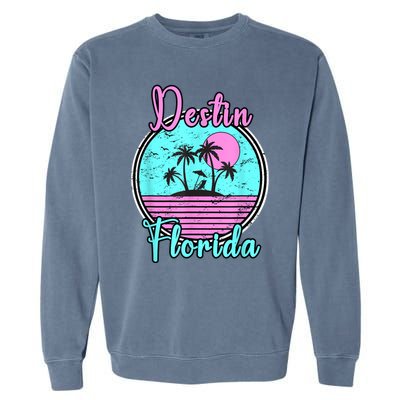 Destin Florida Fl Beach Travel Souvenir Gift. Garment-Dyed Sweatshirt