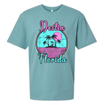 Destin Florida Fl Beach Travel Souvenir Gift. Sueded Cloud Jersey T-Shirt