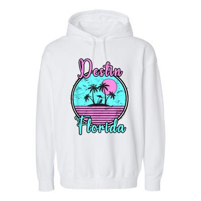 Destin Florida Fl Beach Travel Souvenir Gift. Garment-Dyed Fleece Hoodie