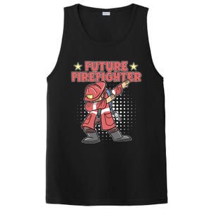 Dabbing Future Firefighter Fire Gift PosiCharge Competitor Tank