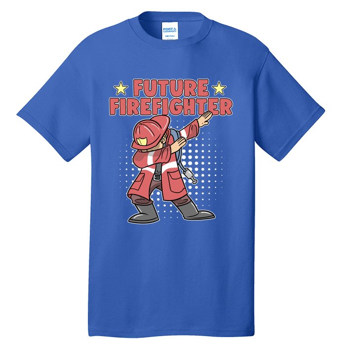 Dabbing Future Firefighter Fire Gift Tall T-Shirt