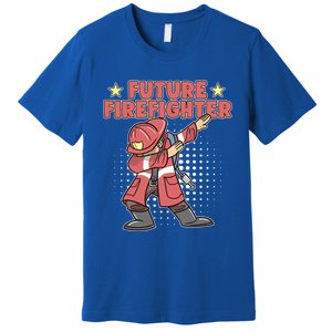 Dabbing Future Firefighter Fire Gift Premium T-Shirt