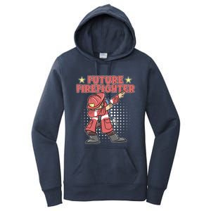 Dabbing Future Firefighter Fire Gift Women's Pullover Hoodie