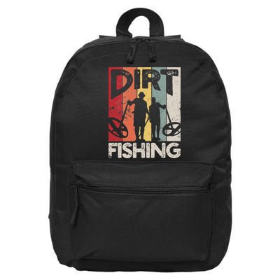 Dirt Fishing Funny Beach Treasure Detecting Metal Detector 16 in Basic Backpack