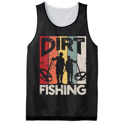 Dirt Fishing Funny Beach Treasure Detecting Metal Detector Mesh Reversible Basketball Jersey Tank