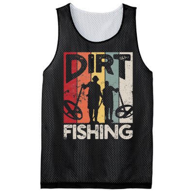 Dirt Fishing Funny Beach Treasure Detecting Metal Detector Mesh Reversible Basketball Jersey Tank