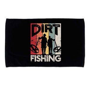 Dirt Fishing Funny Beach Treasure Detecting Metal Detector Microfiber Hand Towel