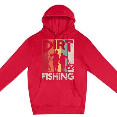 Dirt Fishing Funny Beach Treasure Detecting Metal Detector Premium Pullover Hoodie