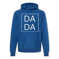 Dada First FatherS Day New Dad Funny Gift Mama Family Matching Funny Gift Premium Hoodie