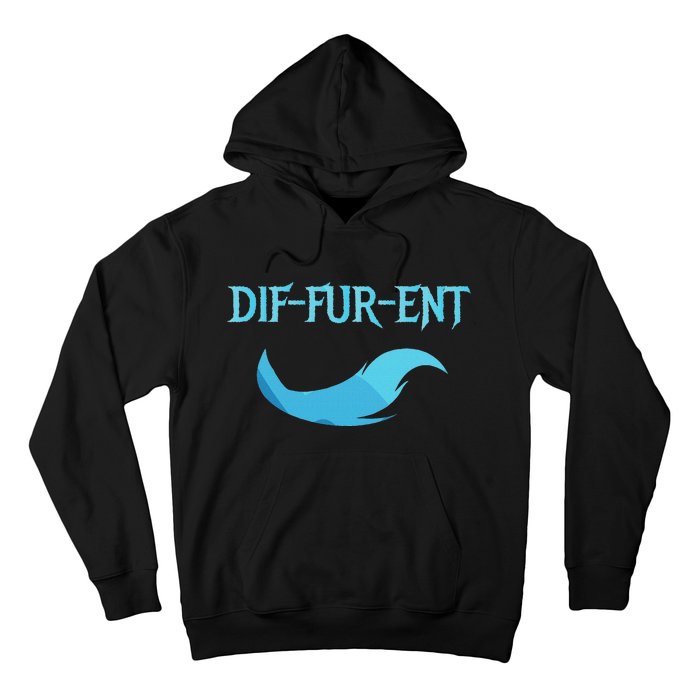 Diffurent Furry Fandom Furries Fan Designs Hoodie