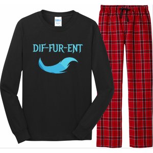 Diffurent Furry Fandom Furries Fan Designs Long Sleeve Pajama Set