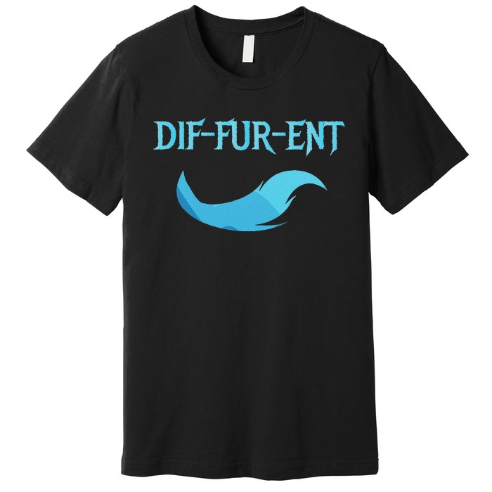 Diffurent Furry Fandom Furries Fan Designs Premium T-Shirt