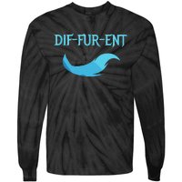 Diffurent Furry Fandom Furries Fan Designs Tie-Dye Long Sleeve Shirt