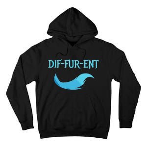 Diffurent Furry Fandom Furries Fan Designs Tall Hoodie