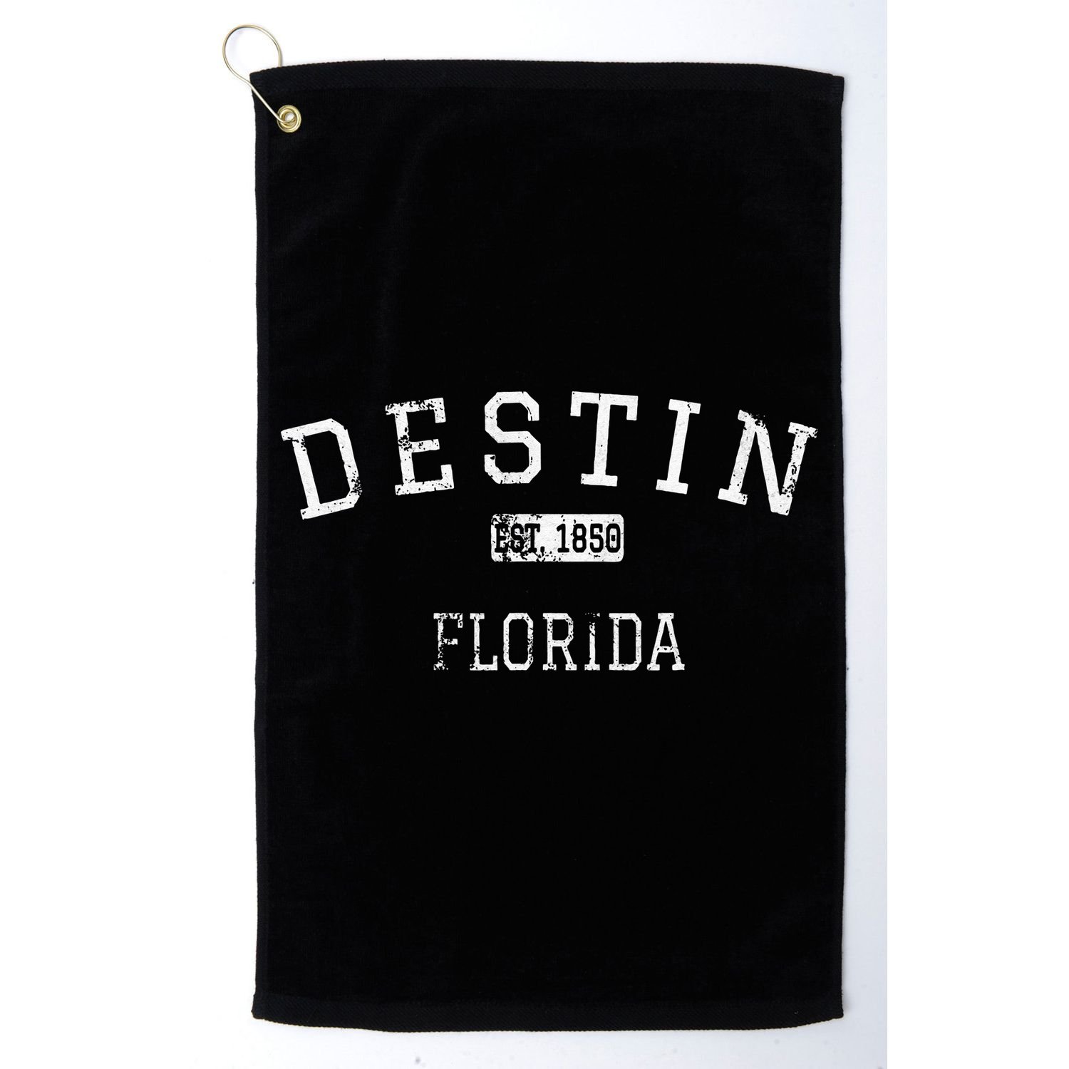 Destin Florida FL Vintage Golf Towel