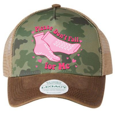 Dont Fall For Me Valentines Day Non Slip Socks Nurse Pct Cna Legacy Tie Dye Trucker Hat