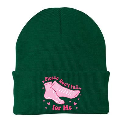 Dont Fall For Me Valentines Day Non Slip Socks Nurse Pct Cna Knit Cap Winter Beanie