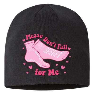 Dont Fall For Me Valentines Day Non Slip Socks Nurse Pct Cna Sustainable Beanie