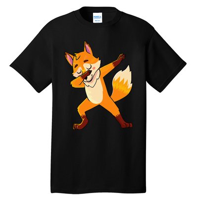 Dabbing Fox Foxes Lover Tall T-Shirt