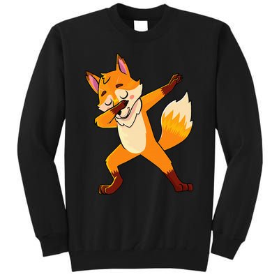 Dabbing Fox Foxes Lover Tall Sweatshirt