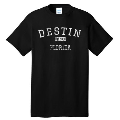 Destin Florida FL Vintage stage athletic style Tall T-Shirt