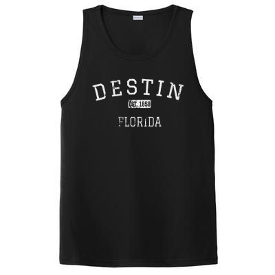 Destin Florida FL Vintage stage athletic style PosiCharge Competitor Tank