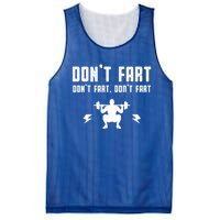 Don't Fart Funny Fitness Gym Workout Squat Gift Mesh Reversible Basketball Jersey Tank