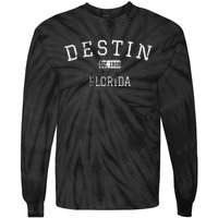 Destin Florida FL Vintage Tie-Dye Long Sleeve Shirt