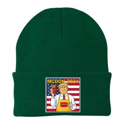 Donalds Famous French Fries Trump Fry Cooking Fries Knit Cap Winter Beanie