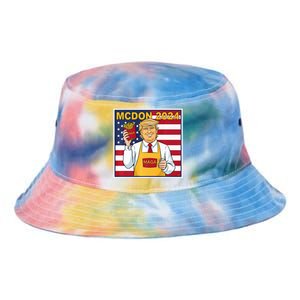 Donalds Famous French Fries Trump Fry Cooking Fries Tie Dye Newport Bucket Hat