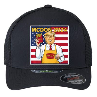 Donalds Famous French Fries Trump Fry Cooking Fries Flexfit Unipanel Trucker Cap