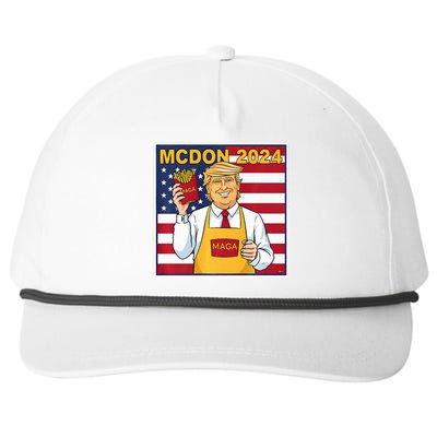 Donalds Famous French Fries Trump Fry Cooking Fries Snapback Five-Panel Rope Hat