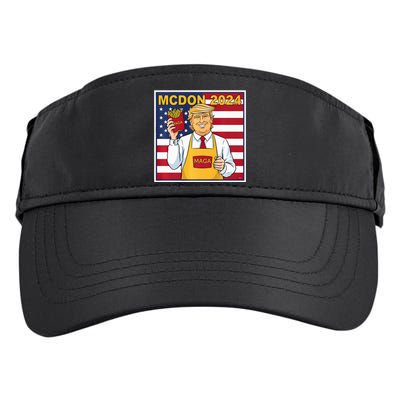 Donalds Famous French Fries Trump Fry Cooking Fries Adult Drive Performance Visor