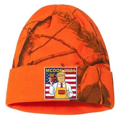 Donalds Famous French Fries Trump Fry Cooking Fries Kati Licensed 12" Camo Beanie