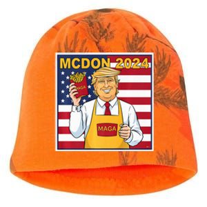 Donalds Famous French Fries Trump Fry Cooking Fries Kati - Camo Knit Beanie