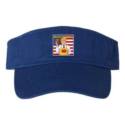 Donalds Famous French Fries Trump Fry Cooking Fries Valucap Bio-Washed Visor