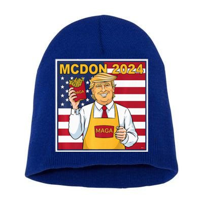 Donalds Famous French Fries Trump Fry Cooking Fries Short Acrylic Beanie