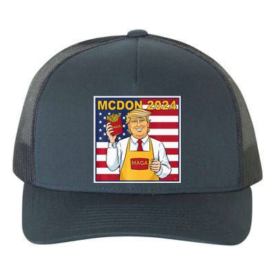 Donalds Famous French Fries Trump Fry Cooking Fries Yupoong Adult 5-Panel Trucker Hat