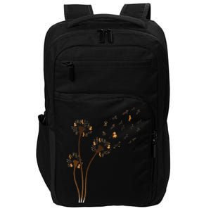 Dachshund Flower Fly Dandelion Funny Cute Dog Lover Impact Tech Backpack