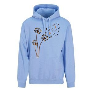 Dachshund Flower Fly Dandelion Funny Cute Dog Lover Unisex Surf Hoodie