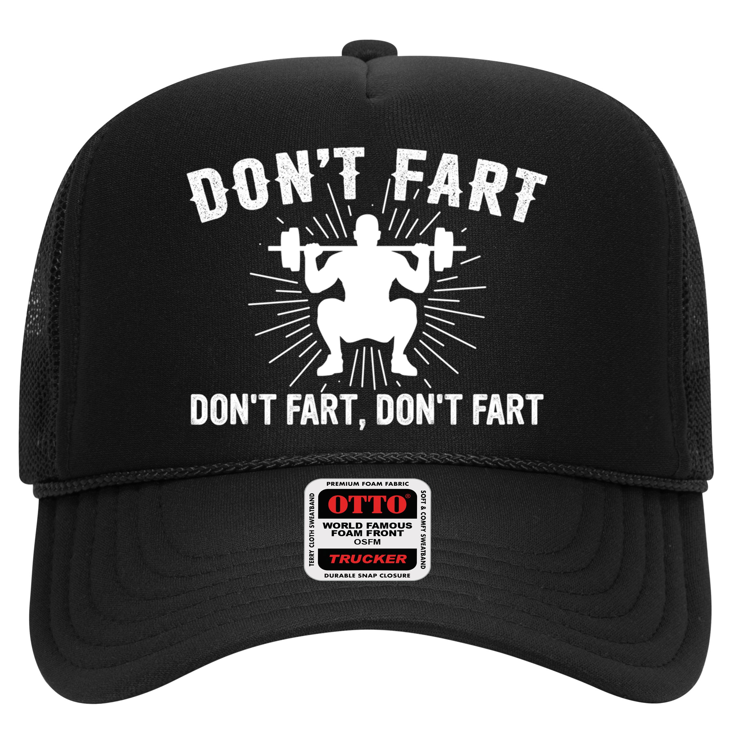 Don't Fart Funny Weight Lifting Gym Workout Fitness Gift Hat