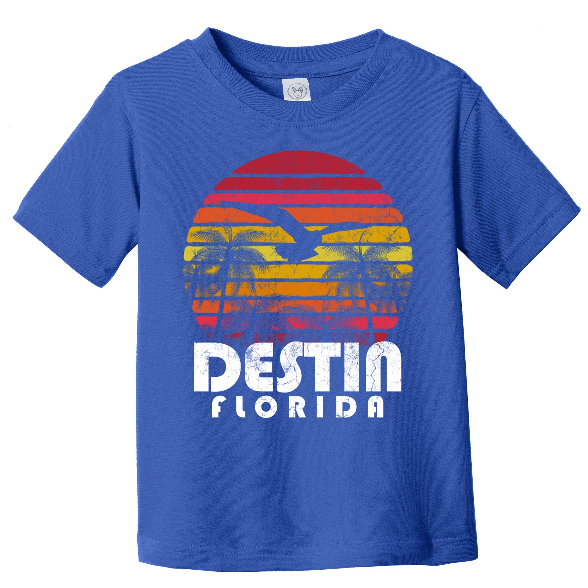Destin Florida Fl Vintage Retro 70's 80's Style Meaningful Gift Toddler T-Shirt