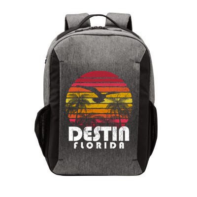 Destin Florida Fl Vintage Retro 70's 80's Style Meaningful Gift Vector Backpack