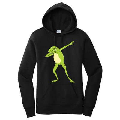 Dabbing Frog For Funny Animal Dance Gift Women's Pullover Hoodie